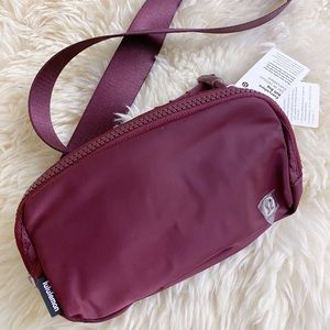NWT Lululemon Everywhere Belt Bag 1L; Red Merlot